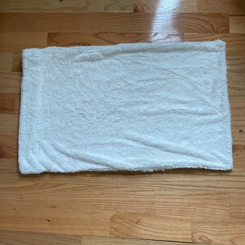 Fluffy White Pillowcase